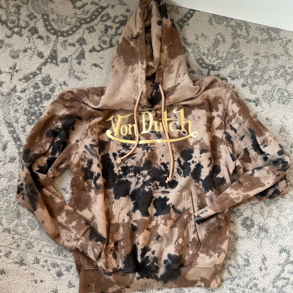 Von Dutch Hooded Sweatshirt - Size M